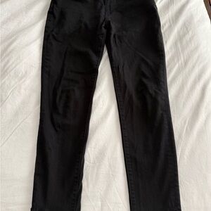 DL1961 Black Straight-Leg Jeans